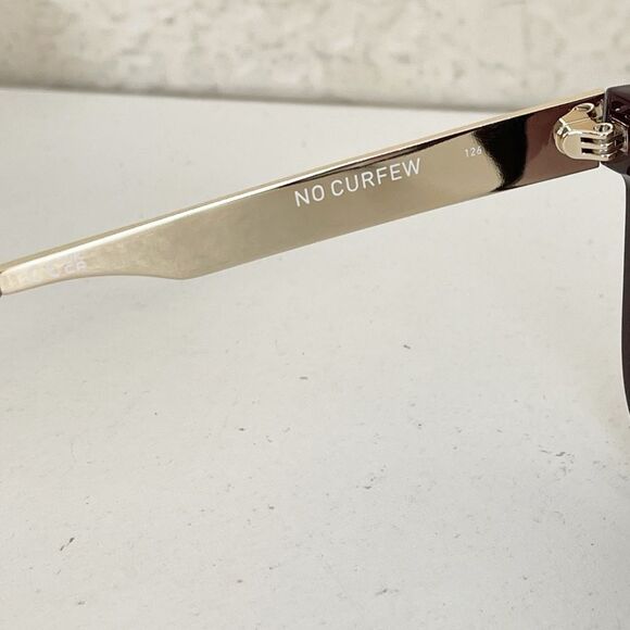 Quay Australia No Curfew Oversized Sunglasses in Espresso with Case. New - Picture 9 of 11